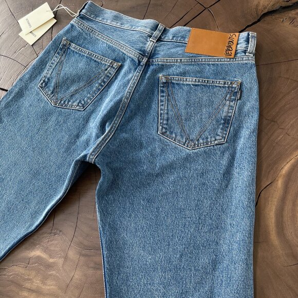 Vetements: GRAIL Medium 42cm CENSORED Embroidered Coin Button Jean FW20 - Picture 10 of 16